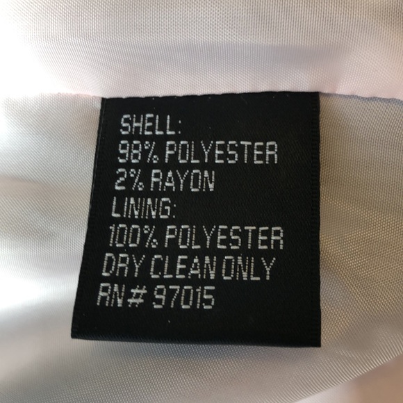 SIGNATURE by LARRY LEVINE - SIZE 8 PANTSUIT - BROWN/PINK PINSTRIPE CLASSY #056 - Picture 6 of 9